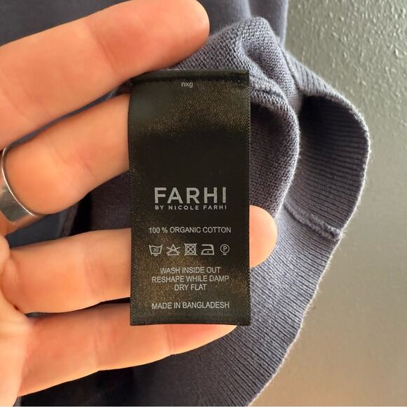 Farhi by Nicole Farhi Men's 1/4 Zip Short Sleeve Polo Size M - Picture 4 of 6